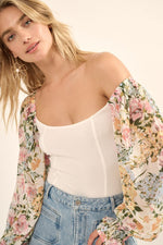 Floral Print Bodysuit