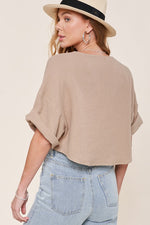 Tie Front Shrug
