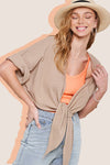 Tie Front Shrug