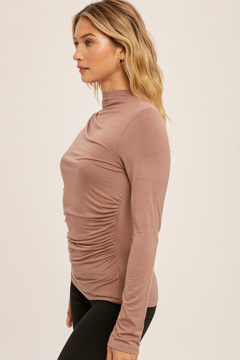 The Hazel Mock Neck Top