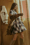 Plaid Mini Dress