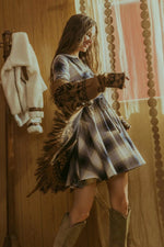 Plaid Mini Dress