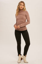 The Hazel Mock Neck Top