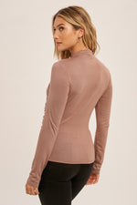 The Hazel Mock Neck Top