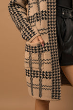 The Houndstooth Coatigan