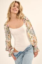 Floral Print Bodysuit
