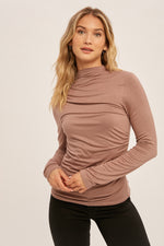 The Hazel Mock Neck Top