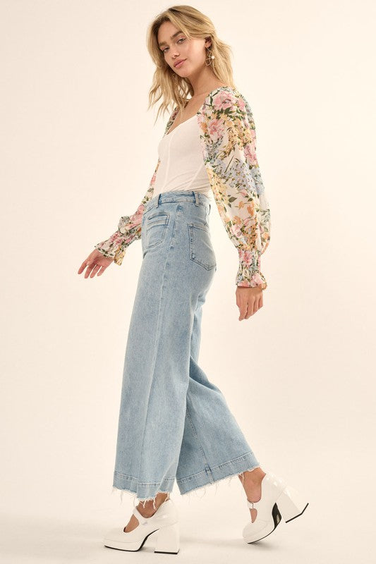 Floral Print Bodysuit