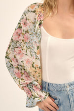 Floral Print Bodysuit
